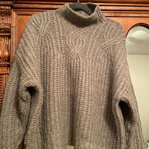Aerie sweater grey gray